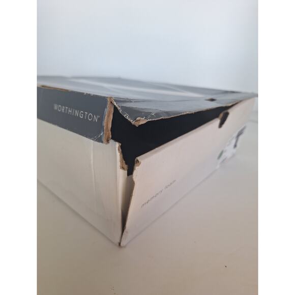 Worthington Brontë Black Suede Heeled Ankle Boots 11M Memory Foam- NIB - Picture 9 of 9